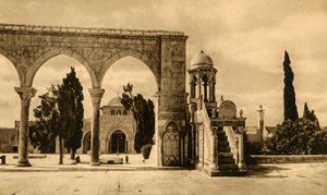 Kudüs - Mescid-i Aksa, c1918-c1939. by Unbekannt