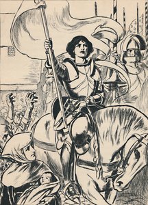 Ordunun başında Joan, c1907 by Unbekannt