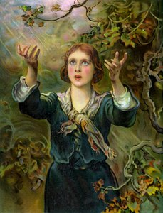 Joan of Arc, 15. yüzyıl Fransız vatansever ve şehit, 1906 by Unbekannt