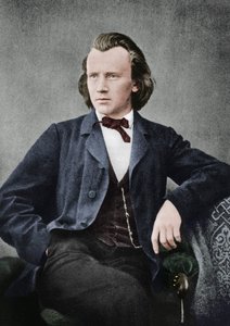 Johannes Brahms 1833-1897, Alman besteci ve piyanist, c1866