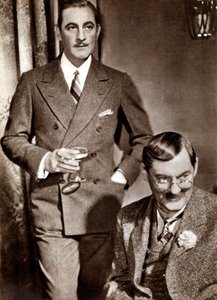 John 1882-1942 and Lionel 1878-1954 Barrymore, American stage and screen actors by Unbekannt