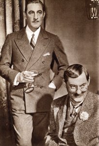 John Barrymore ve Lionel Barrymore, Amerikalı aktörler, 1933 by Unbekannt
