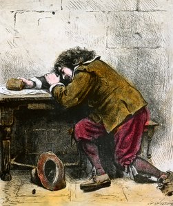 John Bunyan rüya görüyor, 17. yüzyıl 19. yüzyıl sonu veya 20. yüzyıl başı by Unbekannt