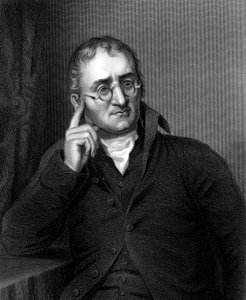 John Dalton, İngiliz kimyager, c1860 by Unbekannt