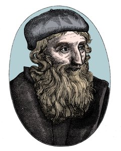 John Wycliffe, 14. yüzyıl İngiliz dini reformcusu, 16. yüzyıl by Unbekannt