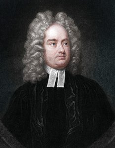 Jonathan Swift, İngiliz-İrlandalı din adamı, hicivci ve şair. by Unbekannt