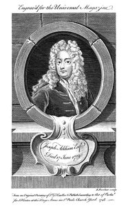 Joseph Addison, İngiliz politikacı ve yazar, 19. yy by Unbekannt
