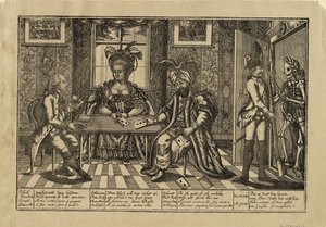 Joseph II, Catherine the Great ve Sultan Abdul Hamid I iskambil kağıtları, c. 1780 by Unbekannt