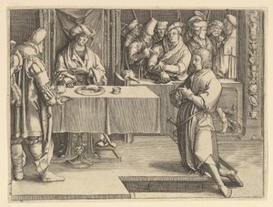 Joseph Firavunları Yorumlayan Düşler kopyası, 1640-70. by Unbekannt