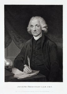 Joseph Priestley, İngiliz-Amerikalı ilahiyatçı ve kimyager by Unbekannt