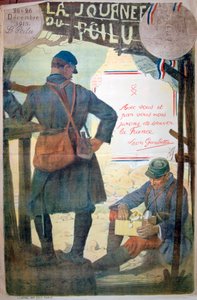 Tüylü Gün 25 ve 26 Aralık 1915, Fransız I. Dünya Savaşı afişi, 1915 by Unbekannt