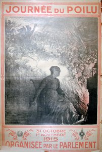 Tüylü Gün, 31 Ekim-1 Kasım 1915, Fransız I. Dünya Savaşı afişi, 1915 by Unbekannt