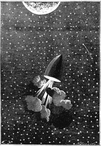 Jules Verne 1828-1905, Ay Çevresi, 1865 by Unbekannt