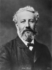 Jules Verne, Fransız macera ve bilim kurgu yazarı, 19. yüzyılın sonlarında by Unbekannt