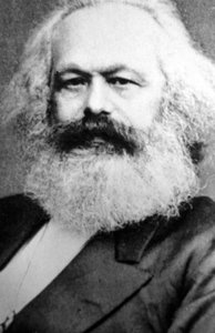 Karl Marx, Alman politik, sosyal ve ekonomik teorisyeni, 19. yüzyıl by Unbekannt