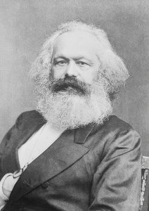 Karl Marx. 1880 civarında by Unbekannt