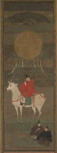 Kasuga Mandala, 14. Yüzyıl. by Unbekannt
