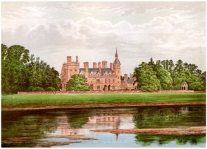 Kelham Hall, Nottinghamshire, Manners-Sutton ailesinin evi, c1880 by Unbekannt