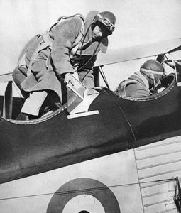 Bir uçakta Kral Edward VIII, 1936 by Unbekannt