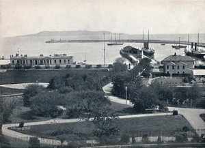 Kingstown - Limanın Genel Görünümü, 1895 by Unbekannt