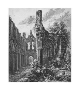 Kirkstall Manastırı, Yorkshire, 1823. by Unbekannt