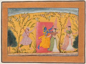 Krishna Sütçü Kızlardan, bir Bhagavata Purana