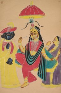 Bir Sandalyede Oturan Radha