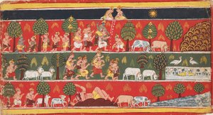 Krishna ve gopiler, c1720 by Unbekannt