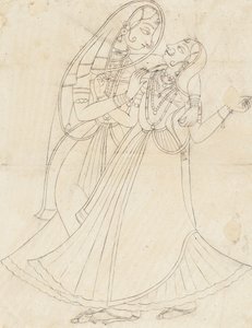 Krishna, 19. yüzyıl Radha