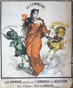 Cehalet ve Tepki tarafından tutuklanan Komün, 1871 by Unbekannt