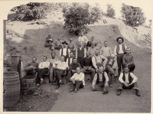 La Grange Maden Mürettebatı, Kaliforniya, 1900