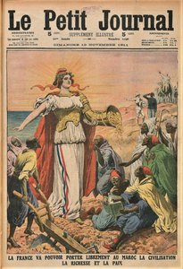 Medeniyet misyonu. Le Petit Journal, 19 Kasım 1911, 1911. by Unbekannt