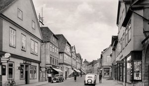 Langestrasse, Buckeburg, Almanya, c1930s by Unbekannt