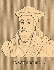 Latimer, c1487-1555, 1830. by Unbekannt