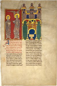 Bir Beatus El Yazmasından Yaprak: Aziz John ile Sardeis Kilisesi