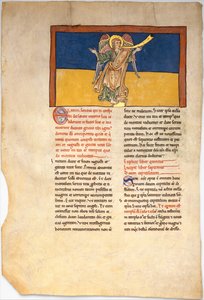 Bir Beatus El Yazmasından Yaprak: Yedinci Melek, Rab
