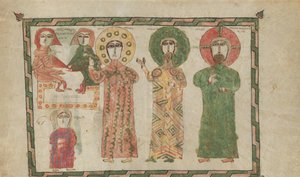 Dört Daimi Müjdecinin Bulunduğu Bir Müjde Kitabından Yaprak, 1290-1330. by Unbekannt