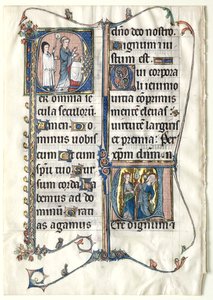 İki Tarihlendirilmiş Baş Harfli Bir Missal