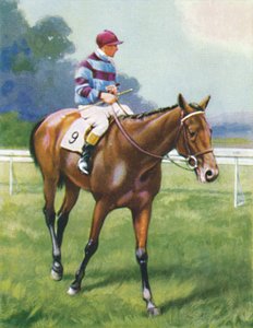 Fransa Efsanesi, Jokey: A. Richardson, 1939 by Unbekannt