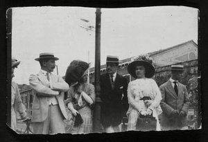 Leon Bakst, Rus sanatçı ve tasarımcı ve bale impresario Serge Diaghilev, c1910 by Unbekannt
