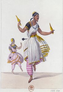 Bayaderes, 1838 by Unbekannt