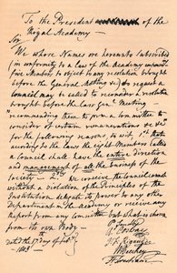 Kraliyet Akademisi Başkanı Benjamin West