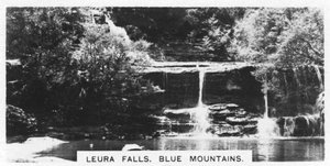 Leura Şelalesi, Mavi Dağlar, Avustralya, 1928 by Unbekannt