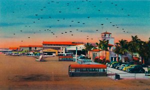 Lindbergh Sahası ve Yönetim Binası. San Diego, Kaliforniya, 1941 by Unbekannt