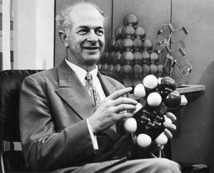 Linus Pauling, Amerikalı kimyager, c1954 by Unbekannt