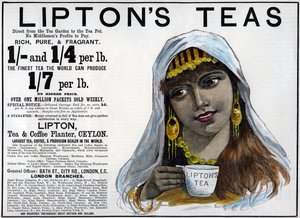 Lipton Çayları reklamı, 1893 by Unbekannt