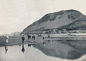 Llanfairechan - Köy ve Penmaenmawr Dağı, 1895 by Unbekannt