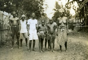 Yerel halk, Sierra Leone, 20. yüzyıl by Unbekannt