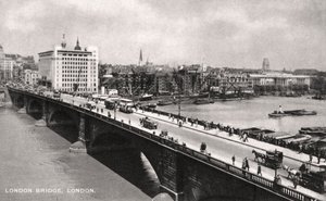 Londra Köprüsü, Londra, 20. yüzyılın başlarında by Unbekannt