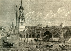 Londra Köprüsü, c1872. by Unbekannt
